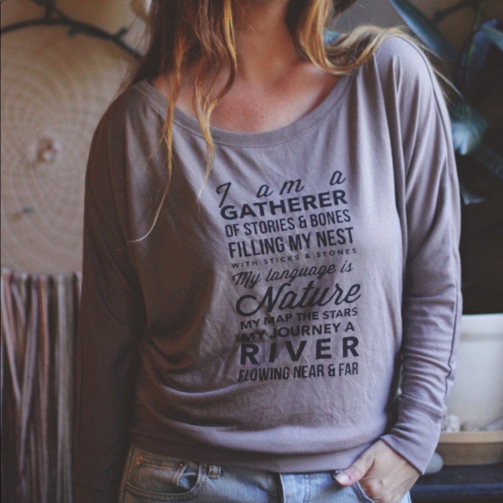 Dolman style nature lover top 🌻